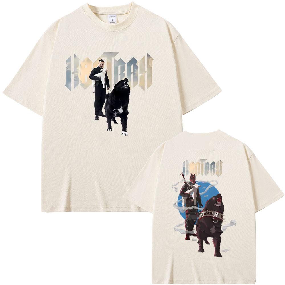 Rapper Kontra K Tshirt Augen Traumen Herzen Sehen Album Graphic Tshirts Men Women Clothing Hip Hop Fashion Pop Music T Shirts