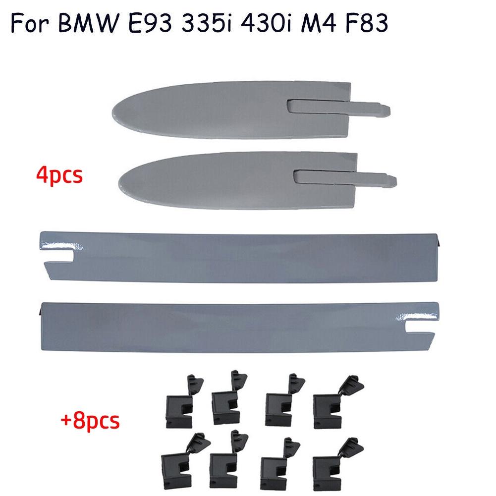 12x For BMW E93 335i 430i M4 M3 Convertible Roof Top Hinge Cover Left Right clip