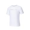 Comfortable Minimalist Letter Round Neck Pullover Running Breathable Thin Short Sleeve T-Shirt Men Tops Pure-White 152527105N-1