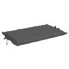 Sun Lounger Cushion Anthracite 186 x 58 x 4 cm Oxford Fabric