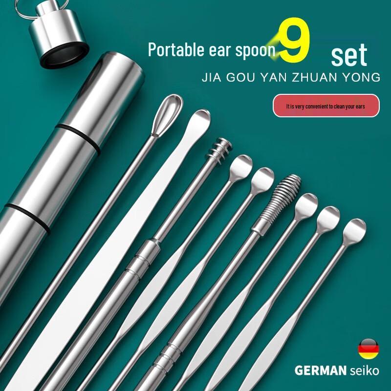 Stainless Steel Earwax Removal Tool Kit