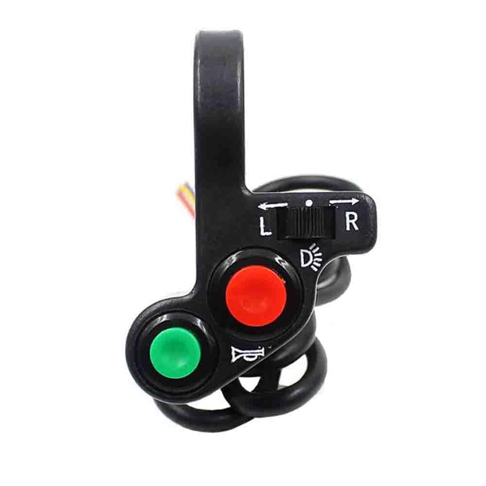 

Мотоциклетный кнопочный переключатель на руль для мотоцикла, мотоциклетный переключатель на руле, аварийный переключатель, переключатель фокусировки, мотоцикл