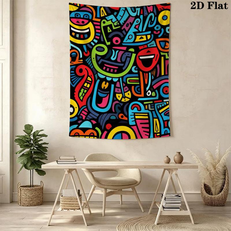 Fun colorful style Pattern Home Decor Tapestry, Wall Hanging, Decorative RV Wall Cloth.ZGT0914444