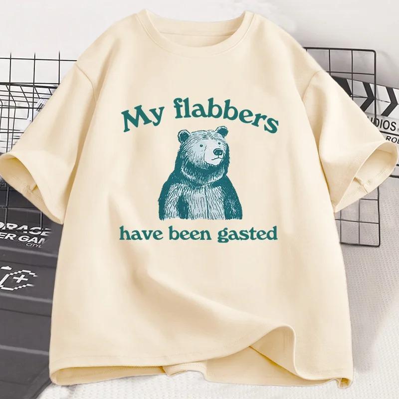 

Мои флабберы были гастены Футболка Женская Забавная Графическая Футболка Женская Футболка Милые Футболки с Медведями Уличная Мода Футболка Харадзюку 4XL