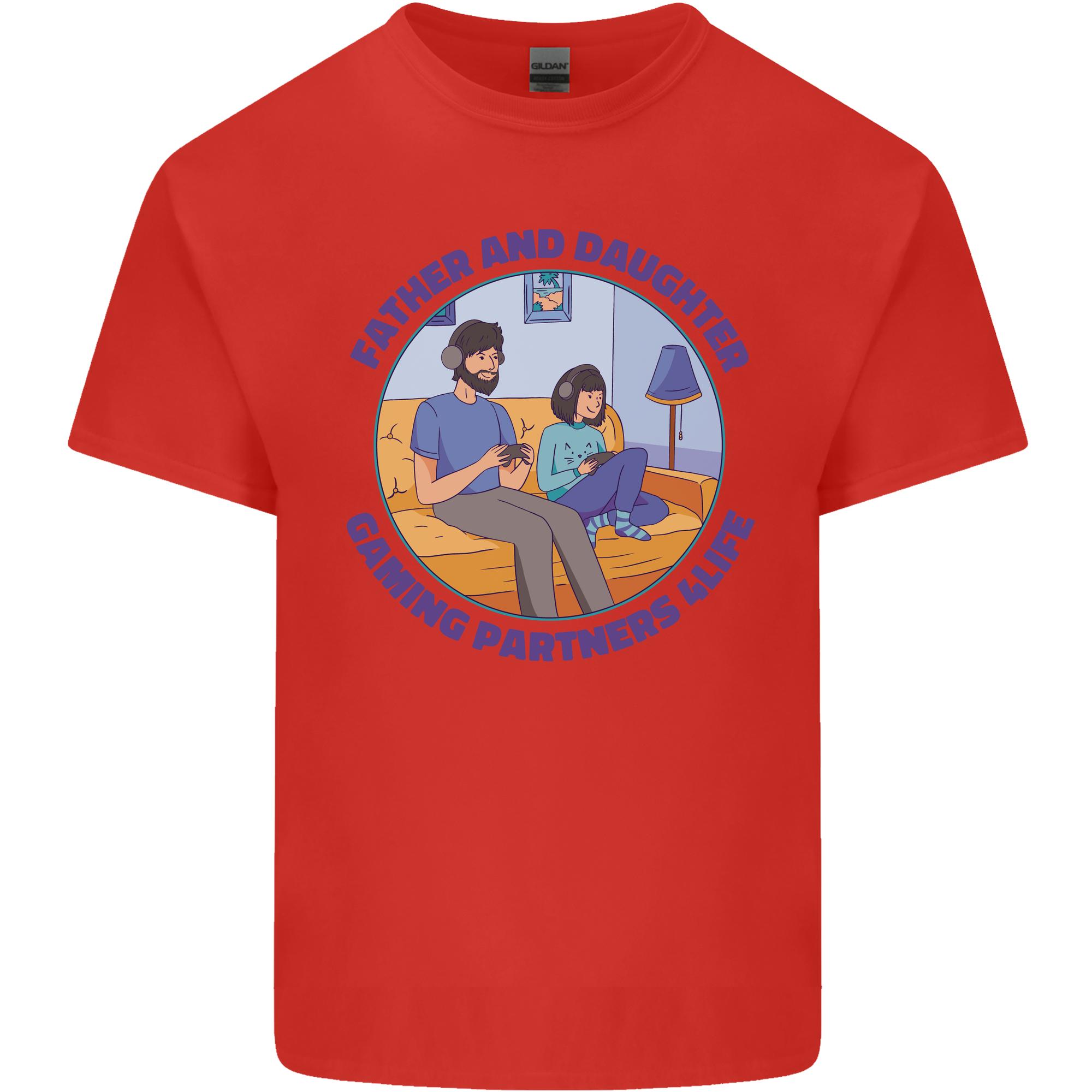 Father Daughter Gaming Gamer Day Funny Unisexs Light Cotton TShirt S