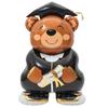1pc Cute Holding Graduation Bear Aluminum Foil Balloon, Graduation Party Balloon Perfect For School Events And Campus Decoration