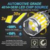MAXGTRS 2PCS T15 W16W LED Canbus Error free Auto Bulbs 921 912 Backup Light Car Reverse Parking Xenon White