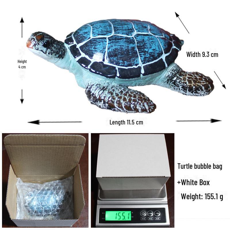 Resin Turtle Ornaments for Garden, Aquarium, and Home Decor