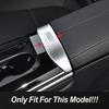 Carbon Color Car Console Armrest Box Switch Decals For Benz C Class W206 2022-23