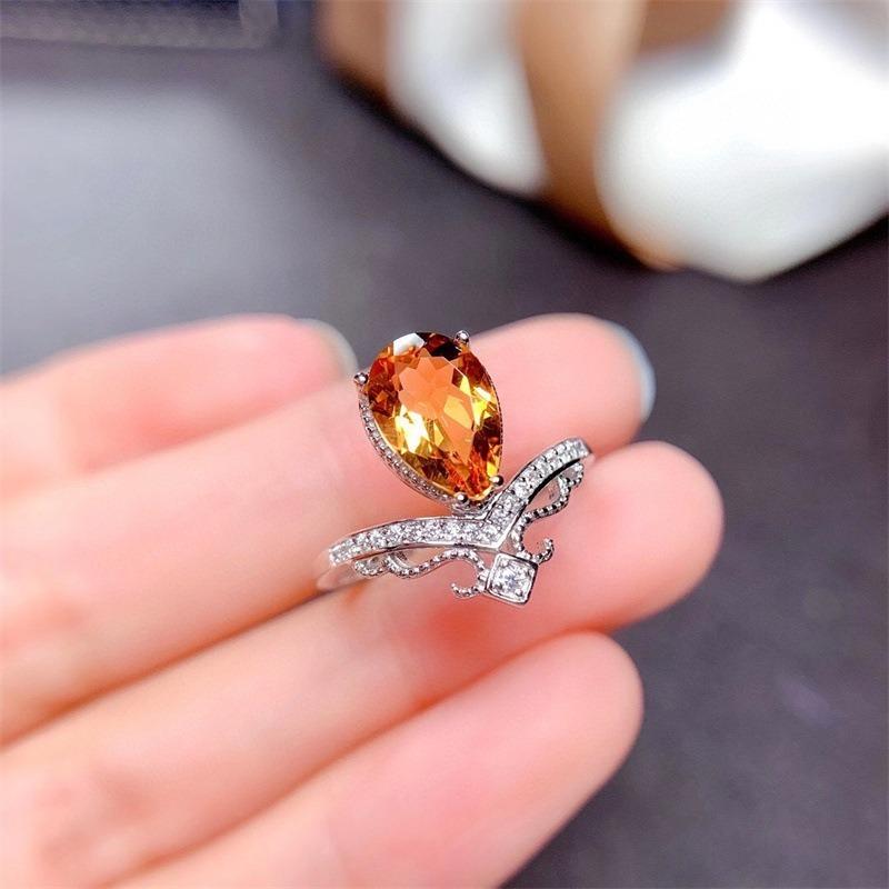 Lindon Klassieke Koperlegering Zirkoon Ring Dames Sieraden Bruiloft Belofte Feestcadeau