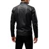 Men's Leisure Standing Collar Adding Fleece Style Locomotive Leather Jacket Jacket Coat