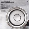 Stainless steel thermos cup outdoor portable tea separation cup car travel ml large capacity
