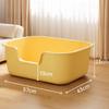 Wang Yejun Extra Large Open Cat Litter Box