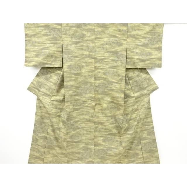 Nishijin kimono with flower pattern woven into haze [Warried]
