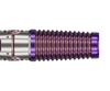 Target Japan Rising Sun G9 95% Tungsten K-Flex No.5 Soft Tip Dart Set, 22G | Rising Sun G9 K-Flex No.6 Shape Flights and Shafts, Black No.5
