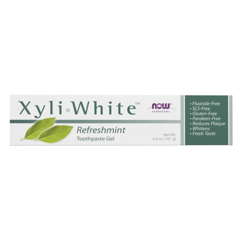 Now Foods Xyli White Refresh Mint Toothpaste Gel, 181g (Ships Directly from Overseas)
