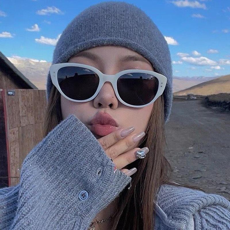 Retro Sexy Cat Eye Style Sunglasses Outdoor Sports Cycling Driving Fishing Sunglasses Men And Women Goggle Shades Uv400 Glasses