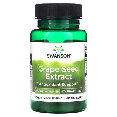 Grape Seed Extract, 200Mg, 60 Capsules