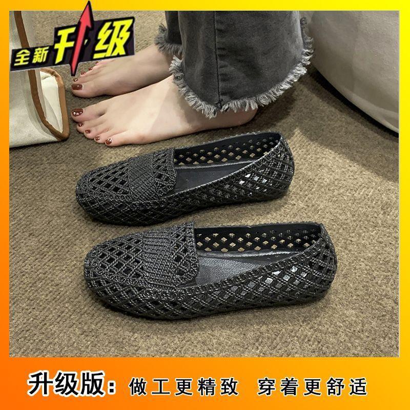 Fashion casual versatile non-slip hollow breathable not tired feet single shoes women spring summer new super soft sandals women