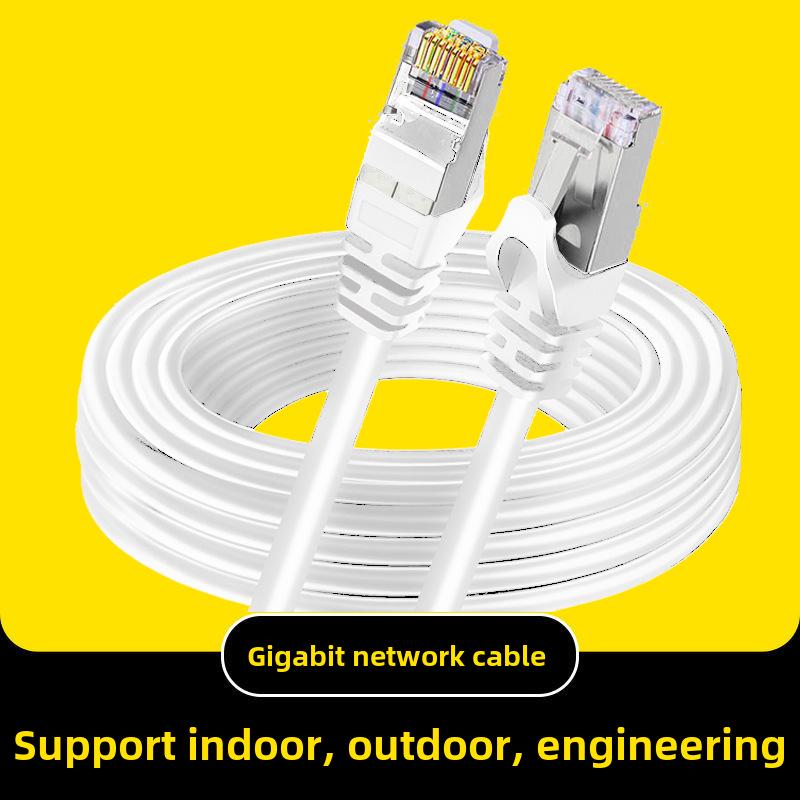 High-Speed CAT6 Gigabit Network Cable (5m, 50m, 100m) with Crystal Head Patch Cord