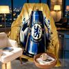 Chelsea F.C Print Blanket - Soft & Comfortable, for Bedroom, Travel, Sofa, Home Decoration - Birthday Christmas Gift for Friend