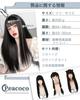 Peacoco Wig Full Wig Long Straight Black Hair Red Harajuku Subculture Crossdressing Cosplay Commuting Going Out Wig Small Face Natural Popular Wig