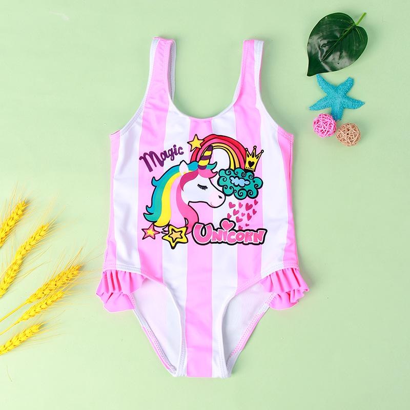 

Девочки Многоцветный Слитный Купальник - Милый, Удобный, Высокоэластичный, Высококачественный Купальник для Малышей 110 cm