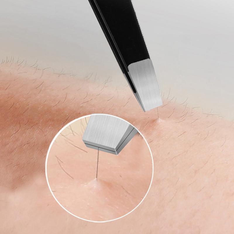 1Pcs Professional Tweezers - Perfect For Eyebrow Hair Removal, Splinter & Ingrown Hair Removal & For Men & Wome