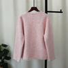 Heavy Industry Nail Bead Imitation Mink Fleece Sweater Jacket Autumn and Winter New High-end Knitted Cardigan Women