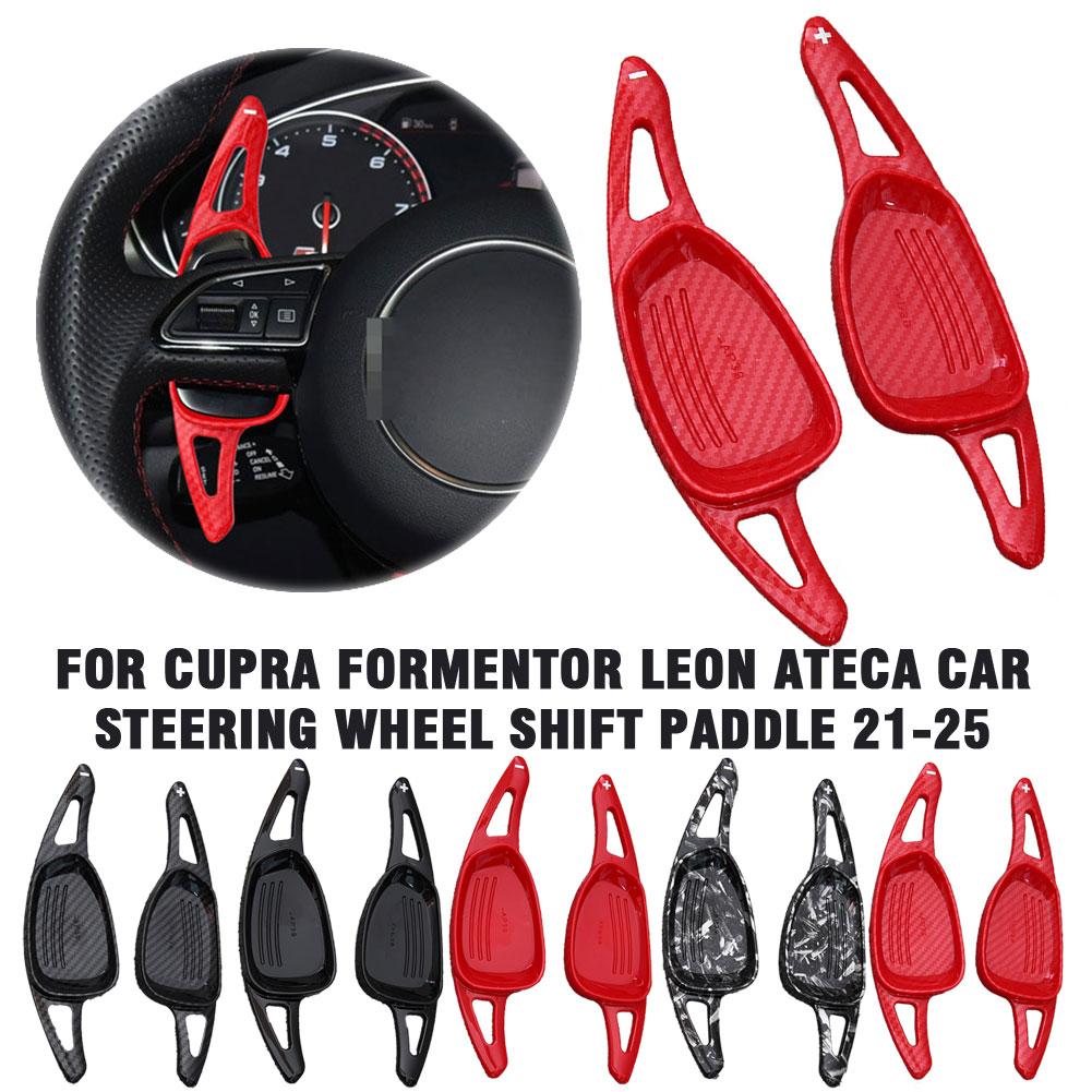 Palette del Volante per Cupra Formentor LEON Ateca 2025- 2025 ABS Carbonio Estensione Leva Cambio DSG X6G8