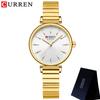 CURREN Women Watch Top Brand Luxury Blue Female Waterproof Clock Stainless Steel Bracelet Fashion Simple Ladies Wristwatch 9081