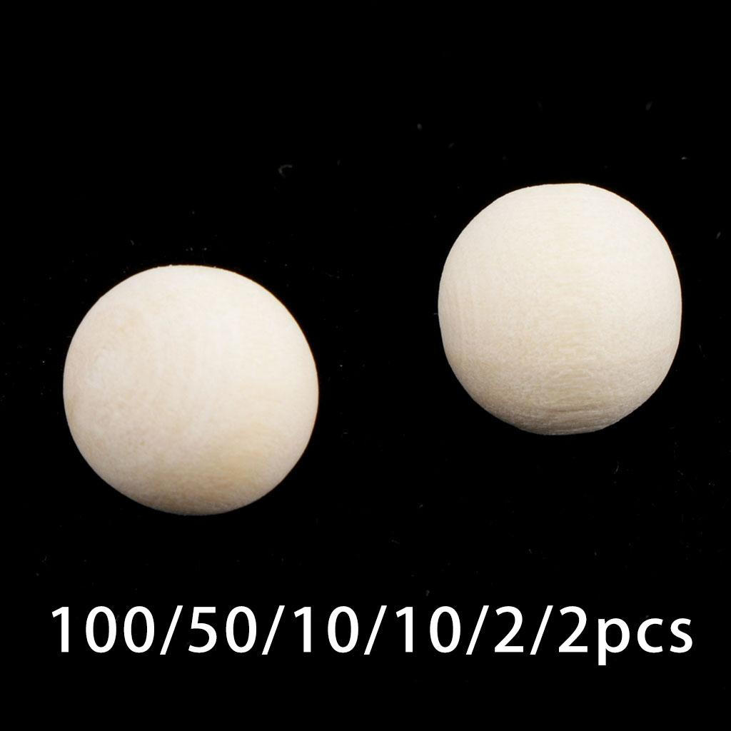 Round Orbs Wood Hardwood Painted Balls for Decorative Farmhouse Home Orbs/Balls/Sphere,DIY Handmade