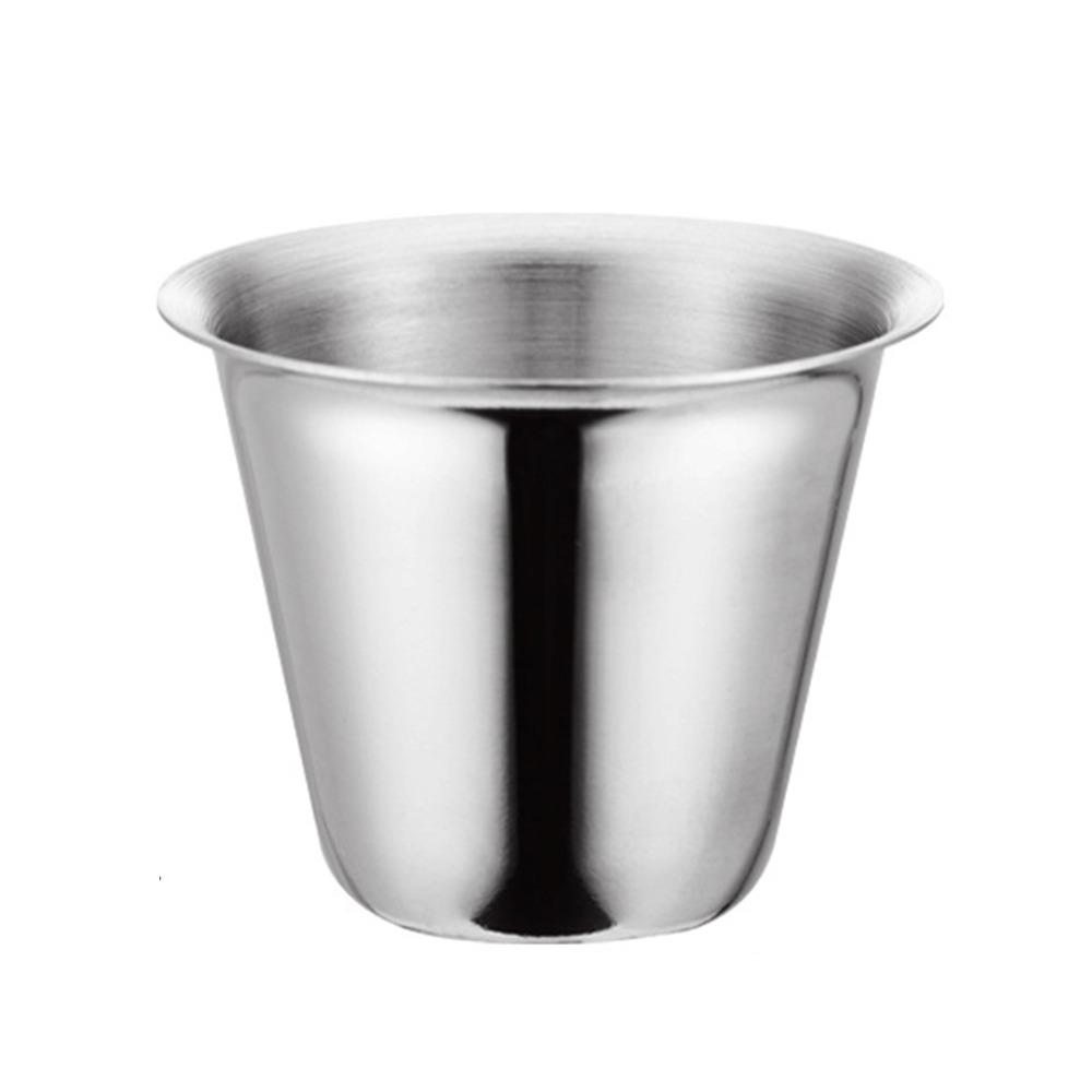 304 Stainless Steel Seasoning Dish Mustard/Salad/Tomato Fries Ketchup Sauce Cup Multifunctional Silver Gold Condiment Container