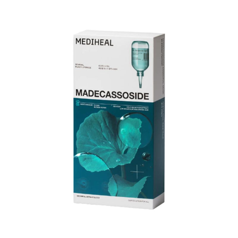 MEDIHEAL Essential Mask Madecassoside Calming Repair Sheet Mask 10 Sheets 1