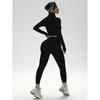 JYL Seamless Quick Dry Long Sleeve Pants Plus Size Yoga Set