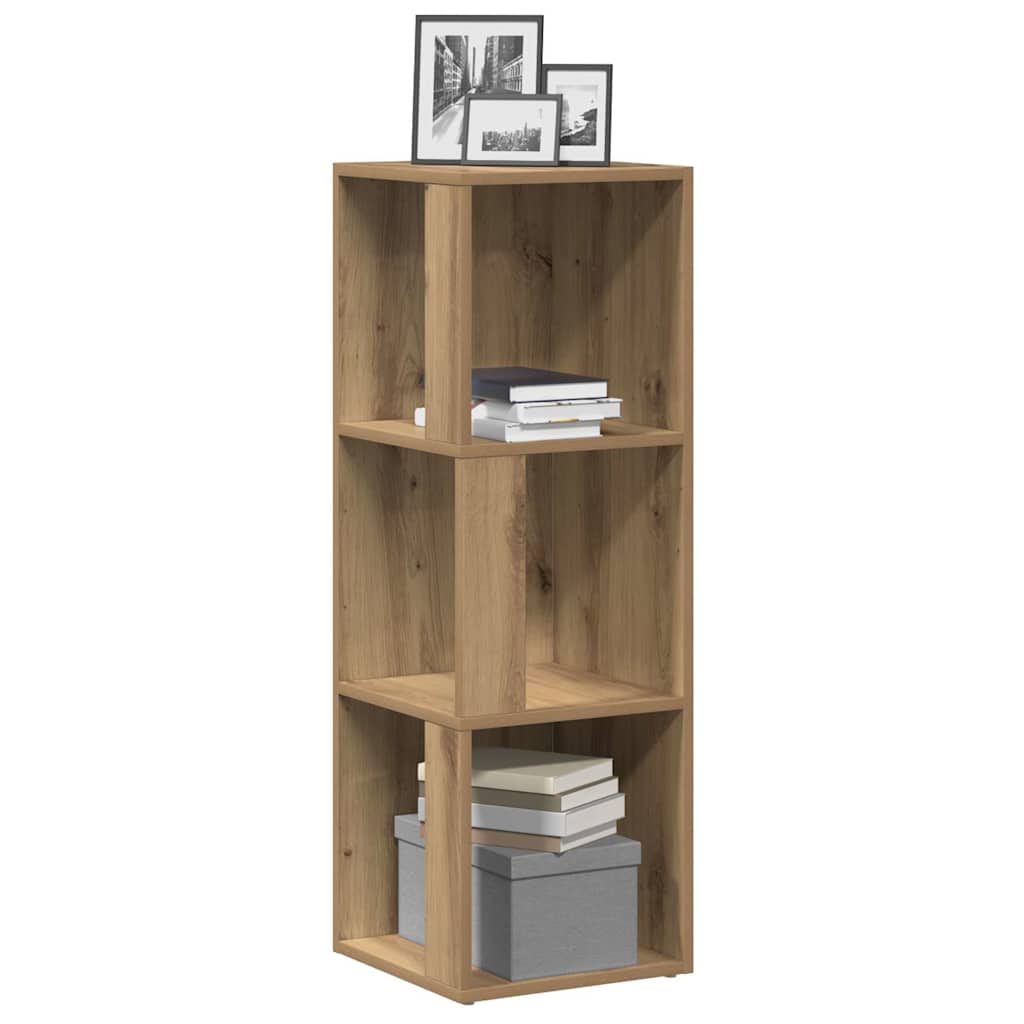 Corner Shelf Artisan Oak 33 X 33 X 100 Cm Particleboard