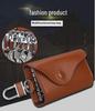 Genuine Leather Universal Car Key Bag for Men - Multifunctional Gift