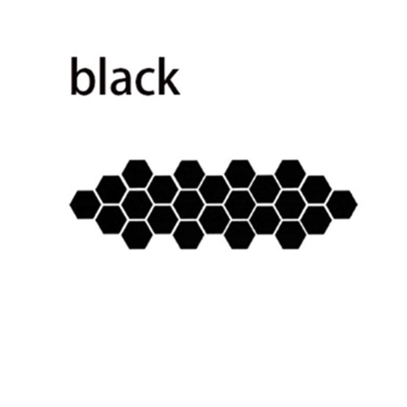 12Pcs Acrylic Hexagon 3D Art Mirror Wall Sticker Home DIY Decor