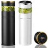LED Temperature Display Insulated Cup 450ML Capacity Stainless Steel Tea Infuser Bottle Tea Water Separation Leak-Proof