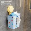 Suction Cup Toilet Non Perforated Wall Mounted Storage Box