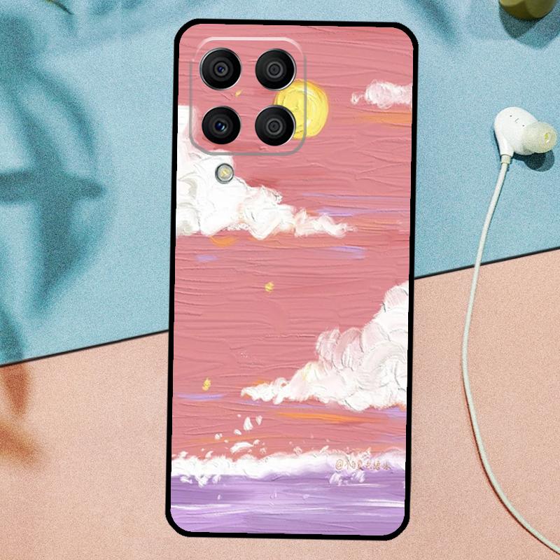 Korean Sunset Scenery For Samsung Galaxy M31 M11 M23 M12 M13 M14 M15 M35 M55 M34 M54 M33 M53 M32 M52 M06 M16 Case