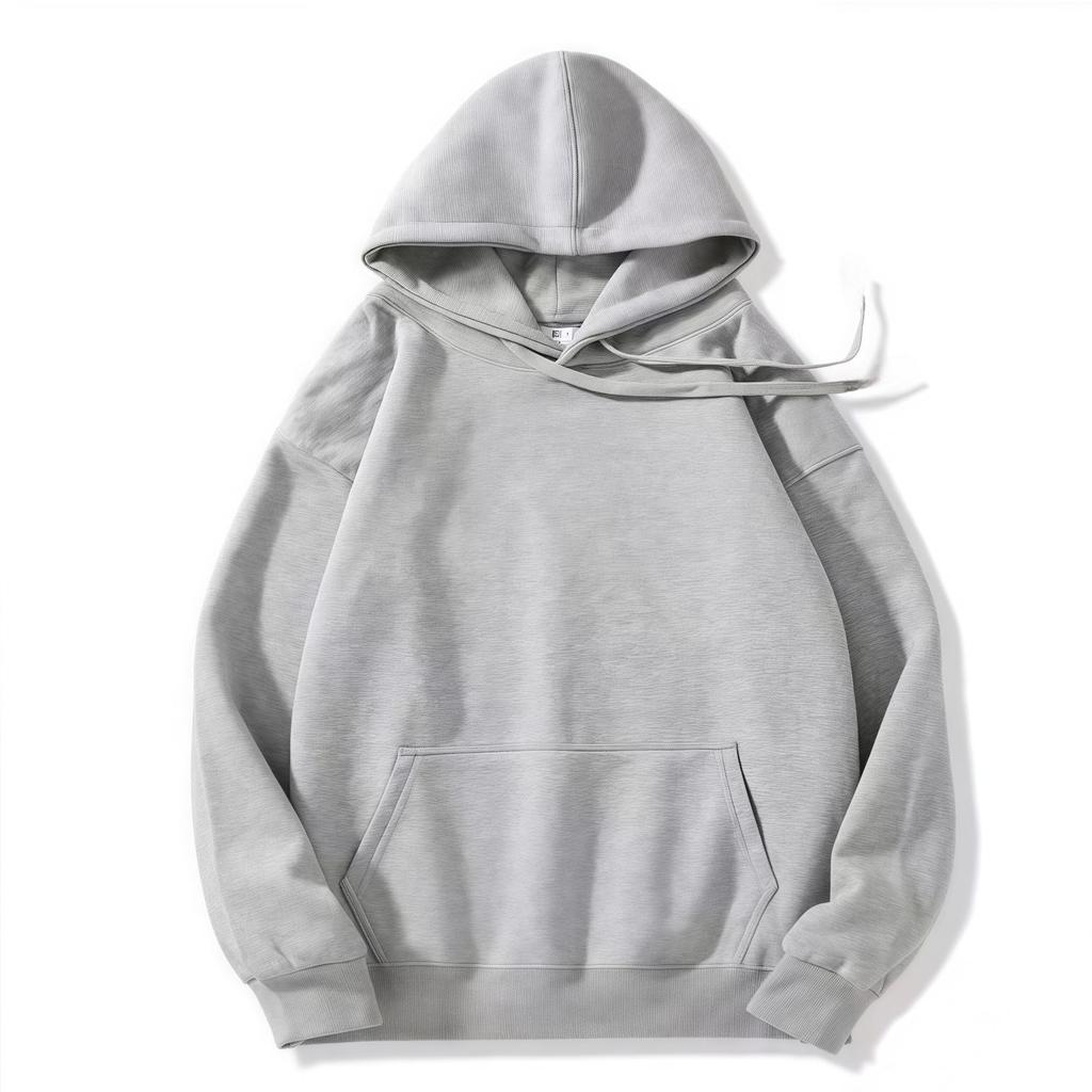 Customizable Men's Casual Loose Fit Hoodie 320g Cotton - Add Your Logo