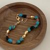 Maillard Caramel Beaded Necklace - Colorful Holiday Style for Women