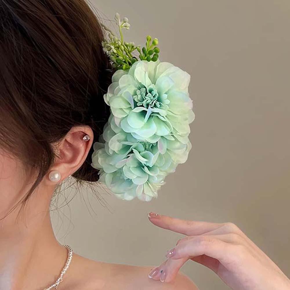 Thai Style Flowers Hairpin Sweet Chignon Hair Clips Hair Accessories Floral Hair Comb  Daily
