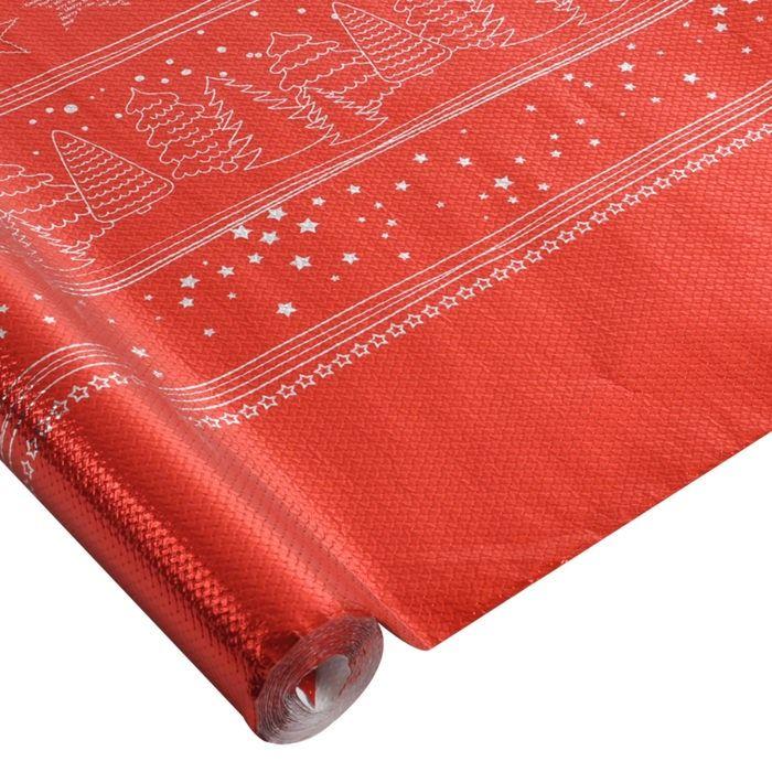 Nappe en papier - Rouge - 1.18 m x 5 m - Fêtes festives