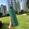 Tyeso 600/750ML Stainless Steel Vacuum Flask With Straw Car Thermal Cup Sports Water Bottle Travel Insulated Cup Thermal Mug
