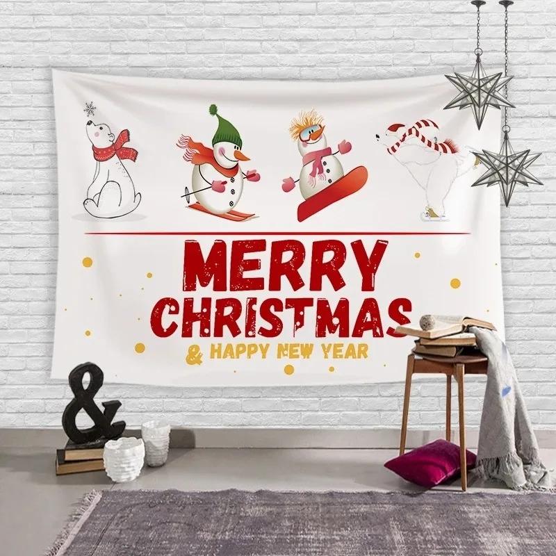 Christmas Tree Simple Pattern Tapestry Living Room Sofa Home Decor Christmas Gift