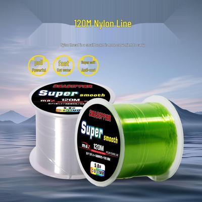 120m Nylon Fishing Line: Raw Silk Quality, Main & Leader Line, Taiwan-made