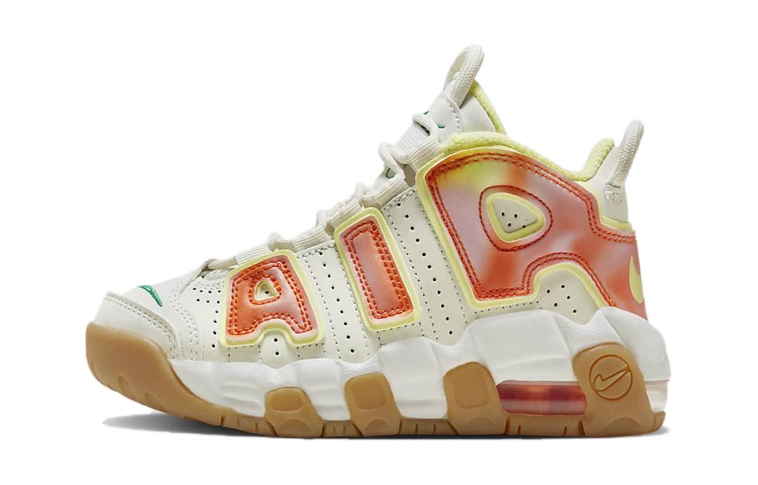 

Nike Air More Uptempo Cushioning Thermal Mid top Children s Basketball Shoes White Kids FB7704-100 29.5