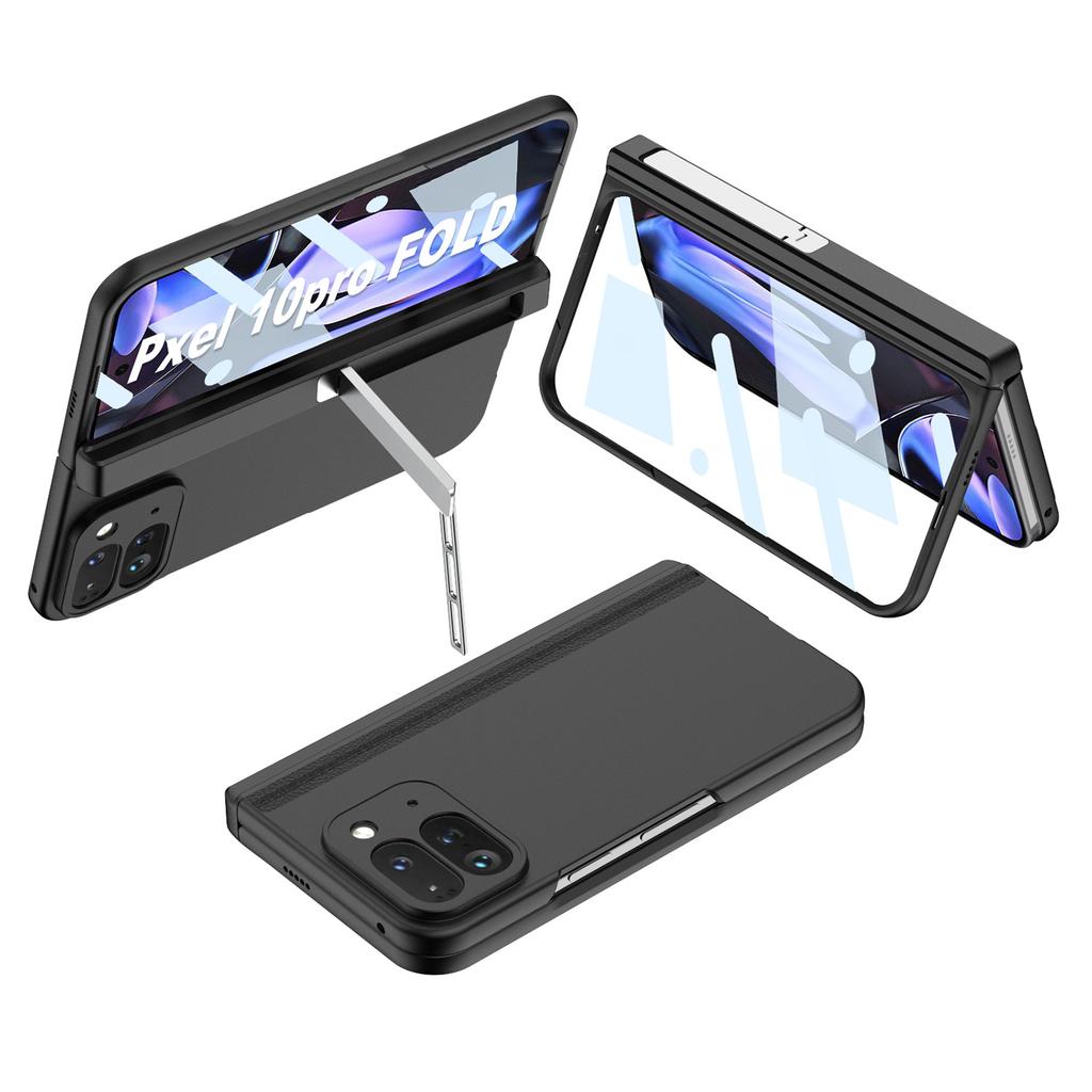 Google Pixel 10 Pro Fold Mobile Phone Case Folding Screen Bracket Hinged Magnetic All-inclusive Case